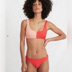 NWT marine layer Mallorca bikini medium top and large bottom